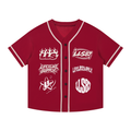 Contrast Piped Button-Up Jersey