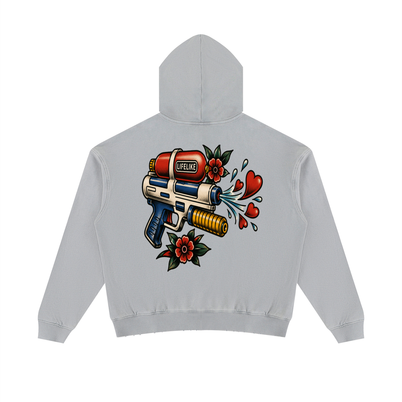 Unisex Mineral Wash Distressed Hoodie