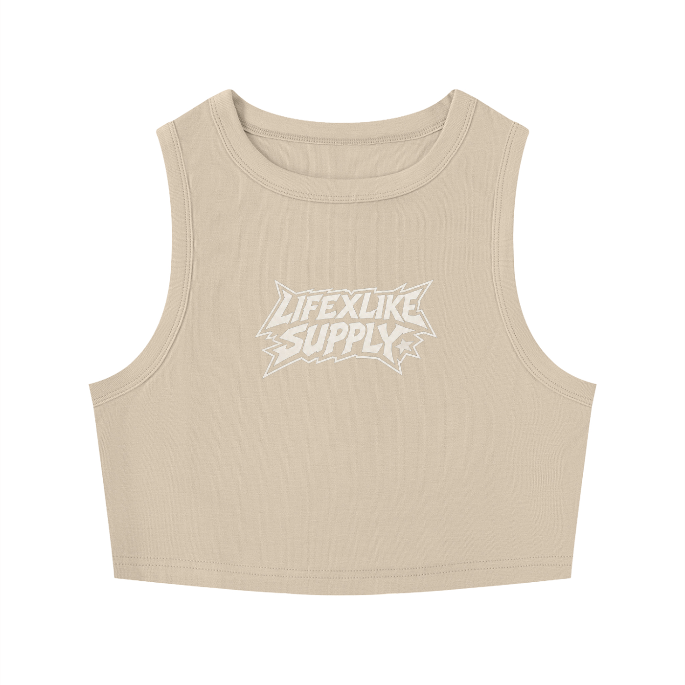 Women's Tight Crewneck Crop Tank Top