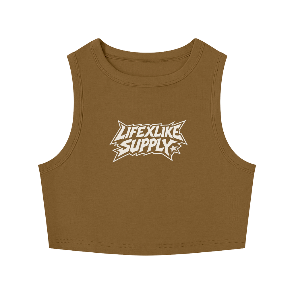 Women's Tight Crewneck Crop Tank Top