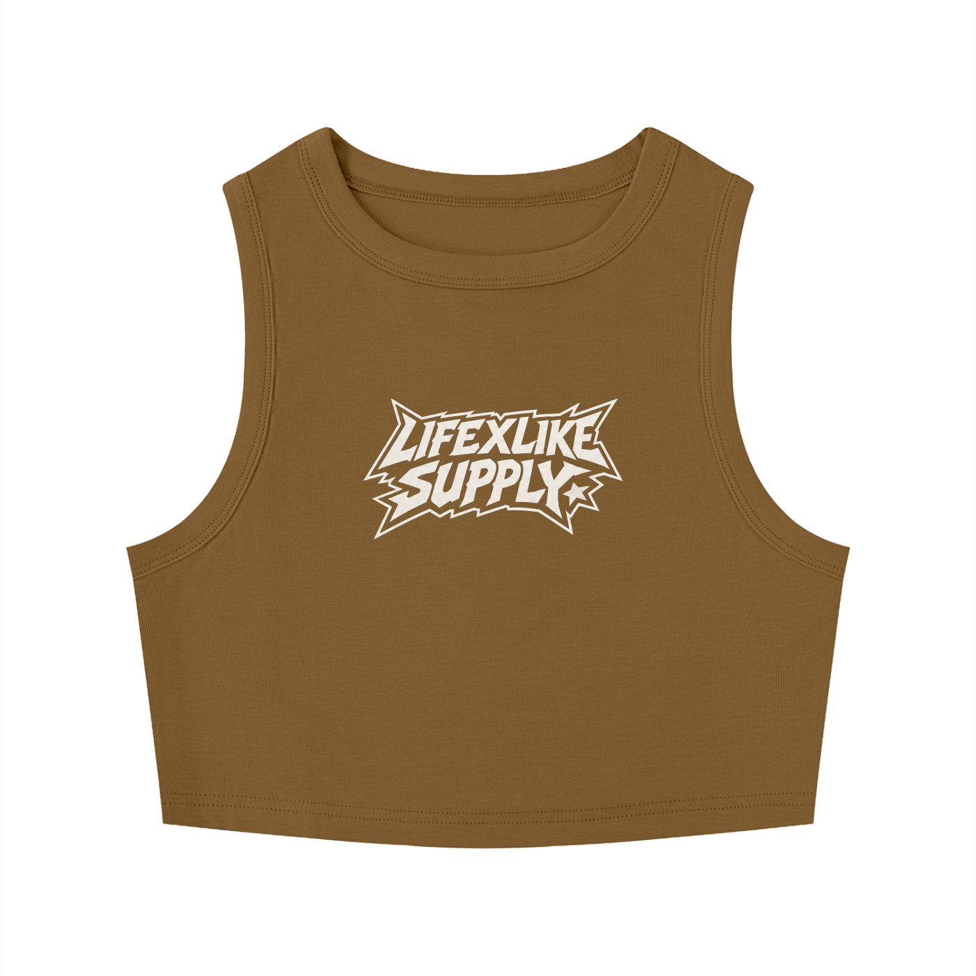 Women's Tight Crewneck Crop Tank Top