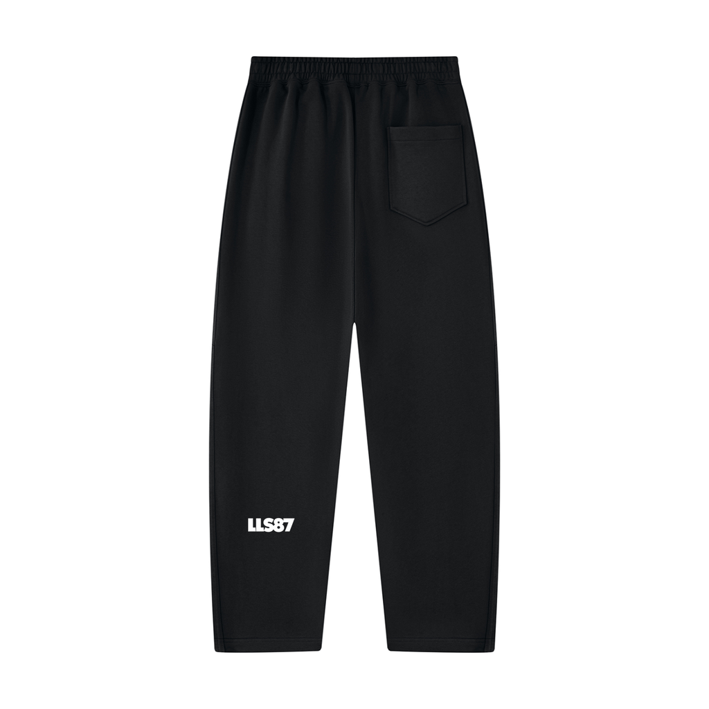 Unisex Tapered Straight Hem Sweatpants