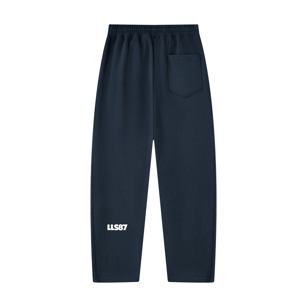 Unisex Tapered Straight Hem Sweatpants