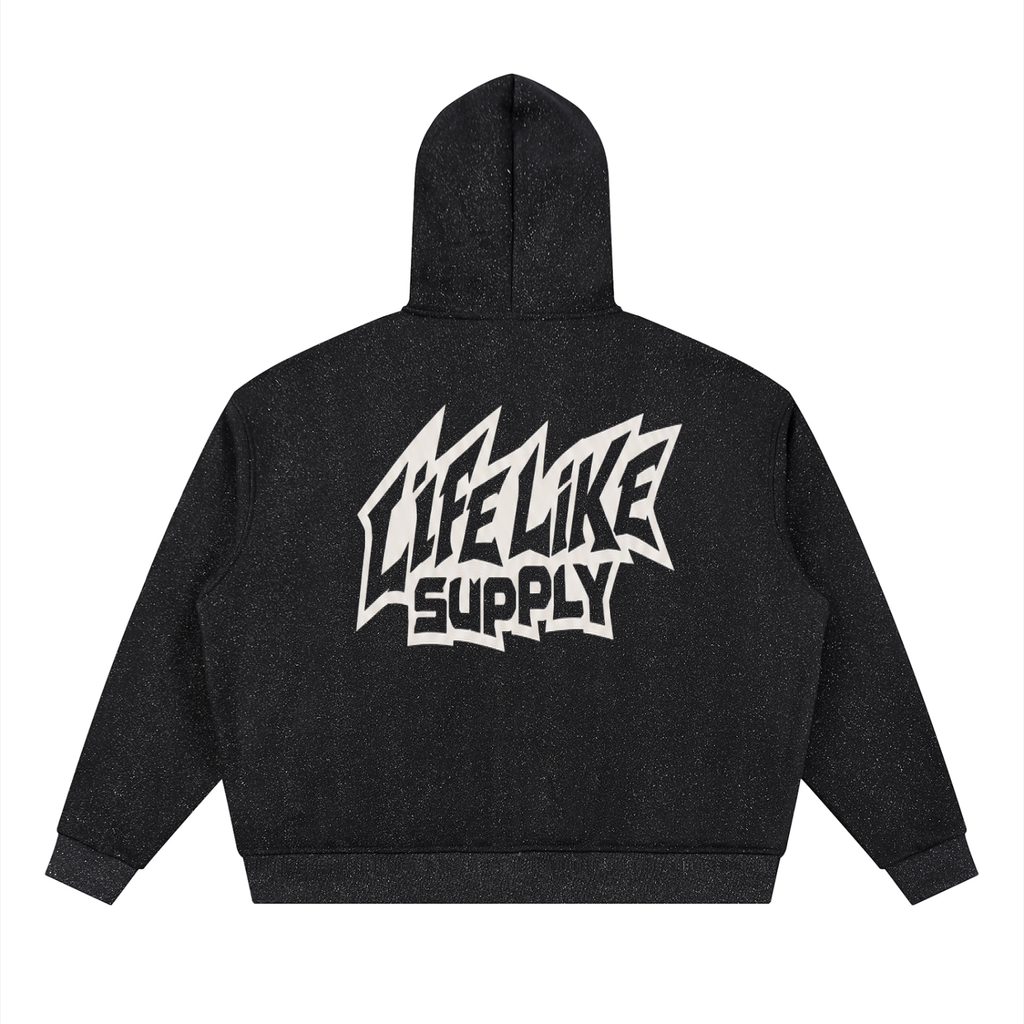 Unisex Full Zip Boxy Hoodie