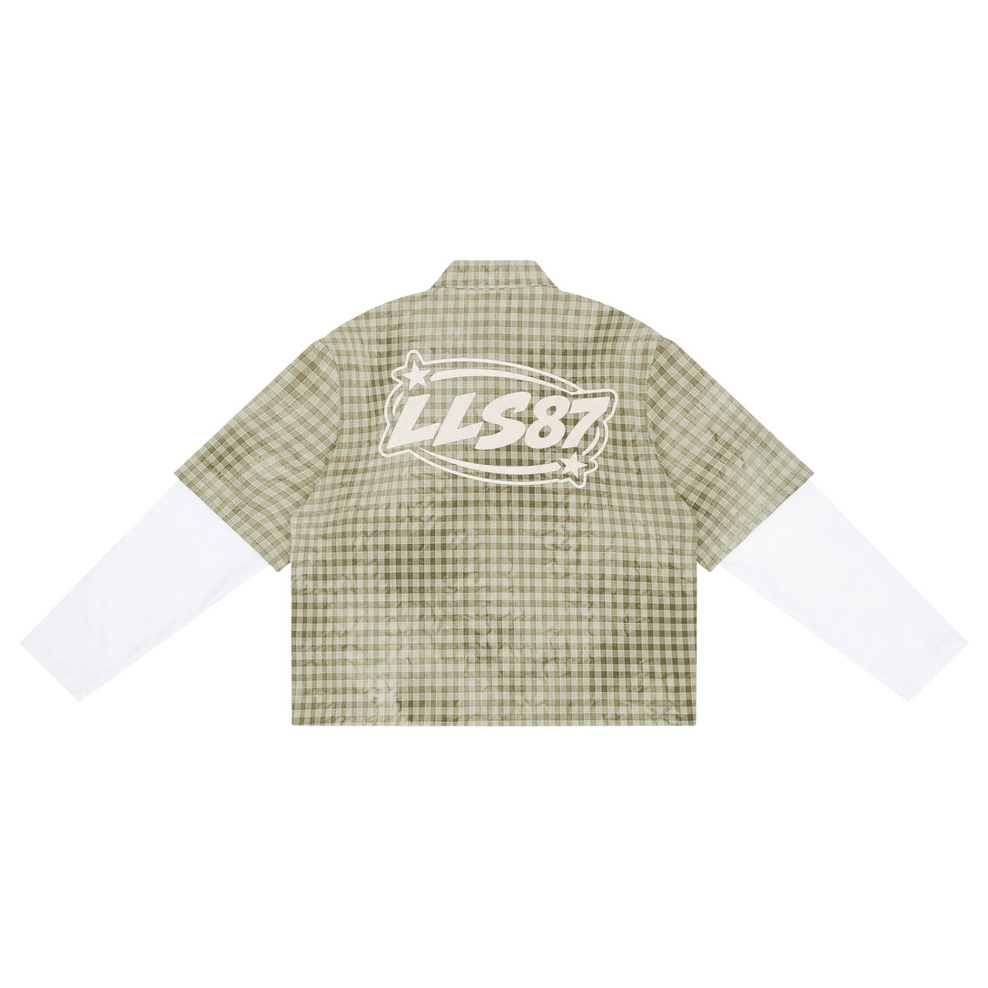 Unisex Vintage Wash Plaid Short Sleeve Shirt