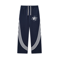Curved Stripe Straight Sweatpants
