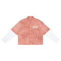 Unisex Vintage Wash Plaid Short Sleeve Shirt