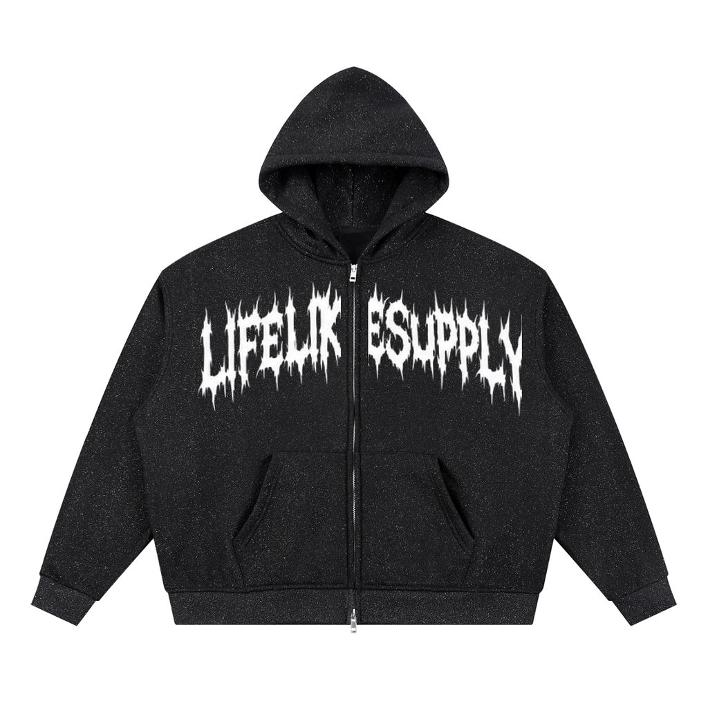 Unisex Full Zip Boxy Hoodie