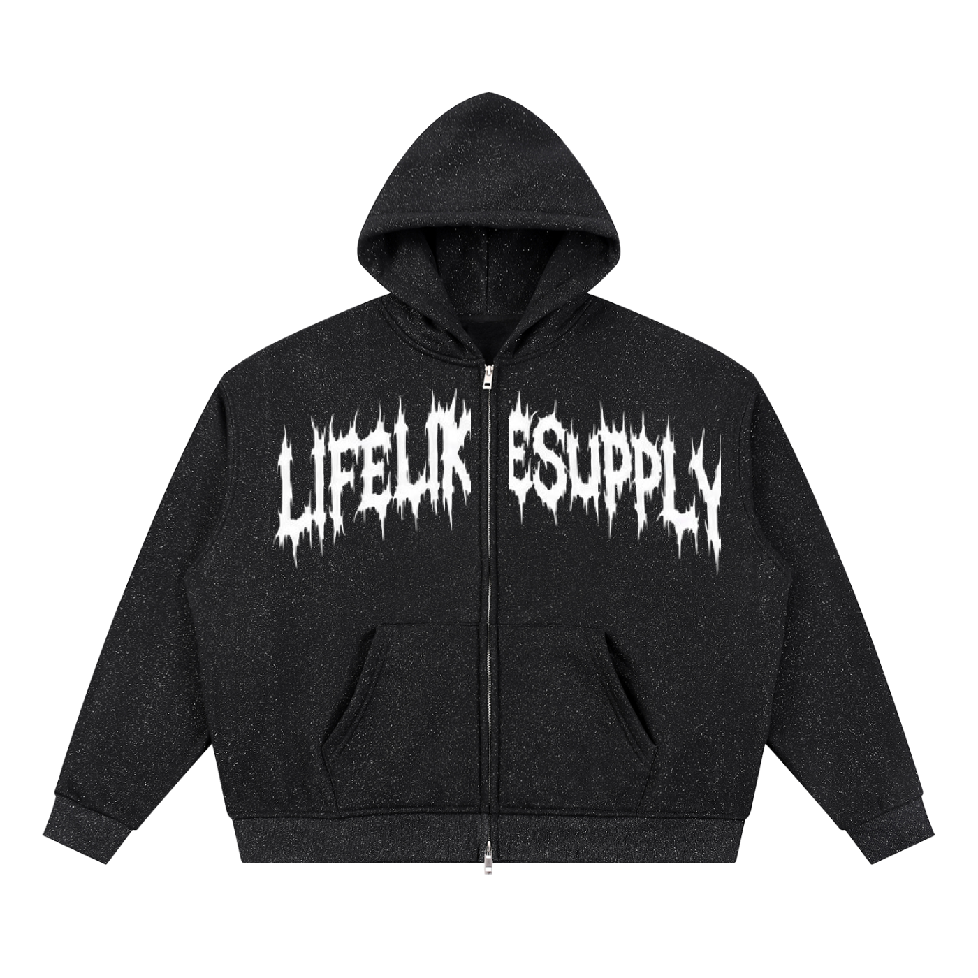Unisex Full Zip Boxy Hoodie