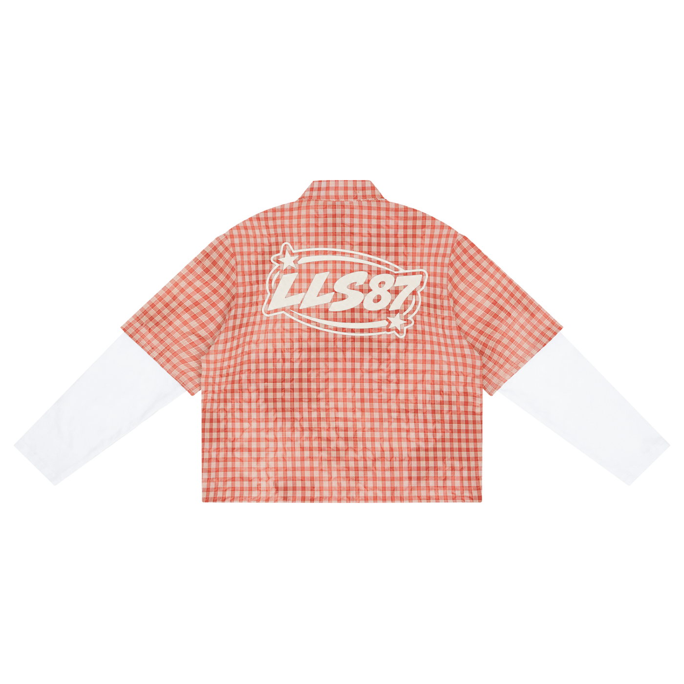 Unisex Vintage Wash Plaid Short Sleeve Shirt
