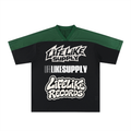 Oversized Mesh V-Neck Soccer Jersey