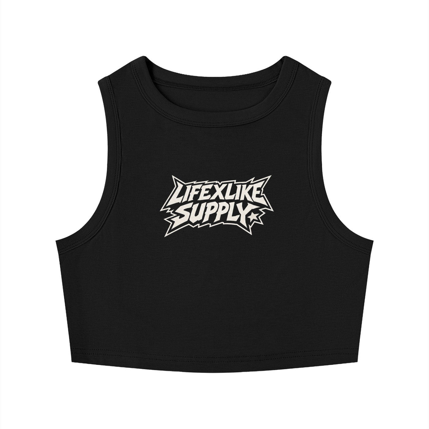 Women's Tight Crewneck Crop Tank Top