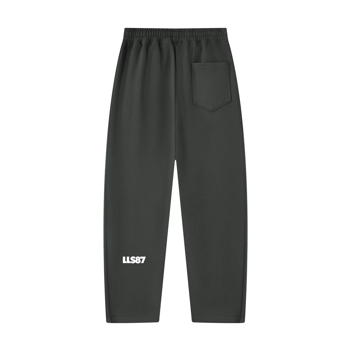 Unisex Tapered Straight Hem Sweatpants