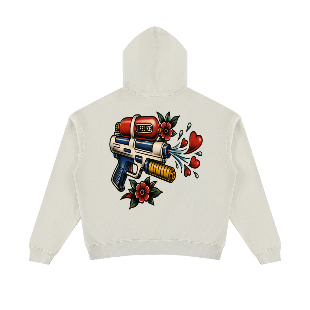 Unisex Mineral Wash Distressed Hoodie