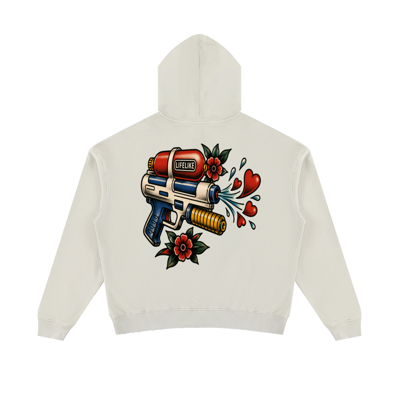 Unisex Mineral Wash Distressed Hoodie