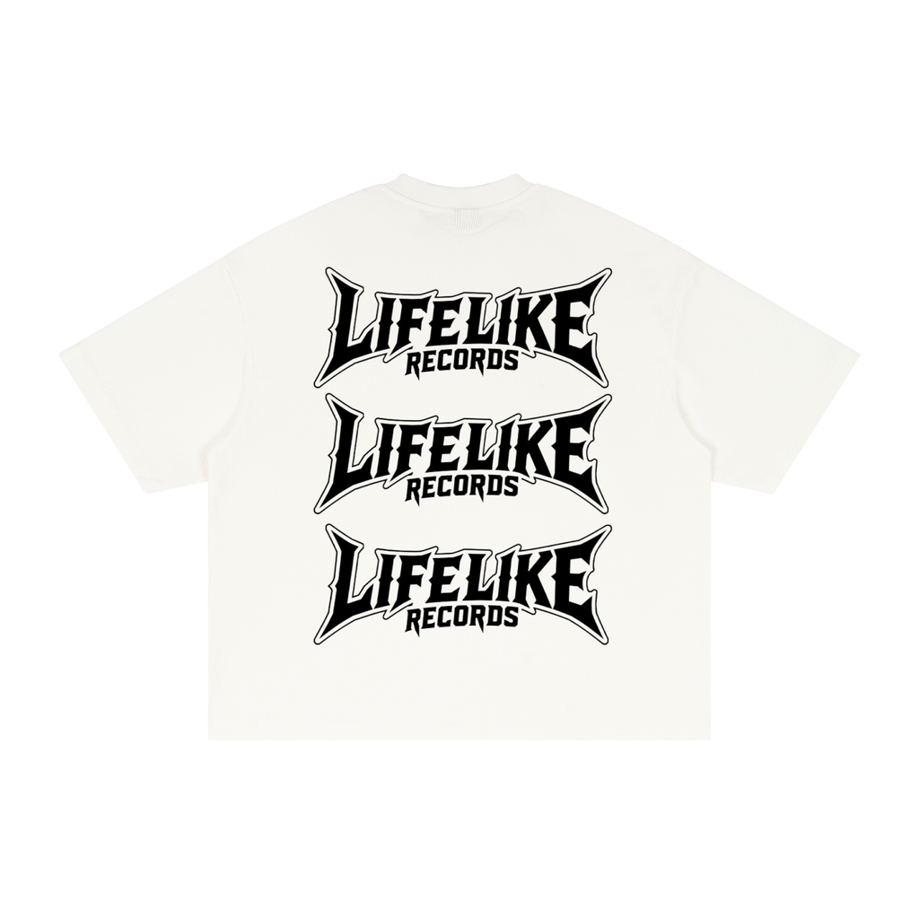 Textured Waffle Washed Boxy T-Shirt